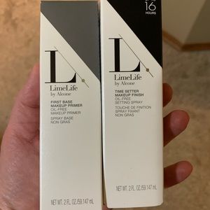 LimeLife FIRST BASE OIL-FREE PRIMING SPRAY & TIME SETTER OIL-FREE SETTING SPRAY